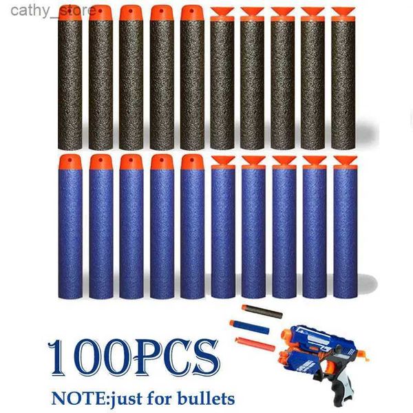 Pistolets recharge les fléchettes balles pour nerf n-strike elite série blasters enfants pistolet pistolet bleu pistolet en mousse de balle douce false gunl2404