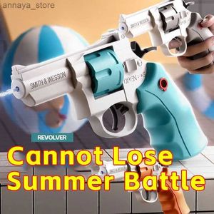 Pistolets Toys Revolver Summer Water Gun Pistol Haut-pression Summer Summer Place Poor Toy Continu Luing Water Gun For Kid Children Boysl2404