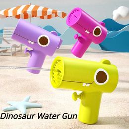 Gun Toys Sand Play Water Fun Dinosaur Water Gun Childrens Kleurrijk Cartoon speelgoed Outdoor Summer Beach zwembad Mini Pistool Anti Fall Portable Childrens Giftl2405