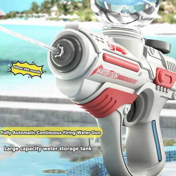Pistolet toys sable jeu eau fun électrique automatique eau pistolet childrens haute pression pulvérisation de pulvérisation extérieure plage grande capacité piscine été enfant g g