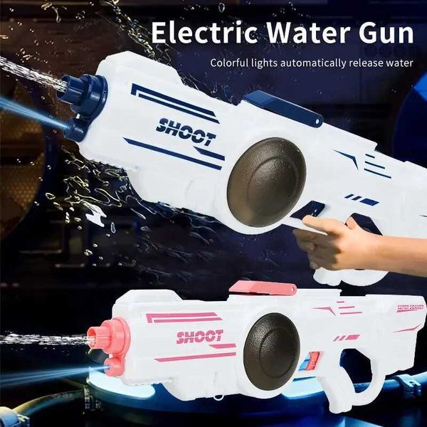 Pistolets pistolet jeu pistolet à eau électrique amusante avec une portée de 196,85 pouces et une capacité de 250 cc est un pistolet à pulvérisation automatique adapté aux adultes et aux enfants2405