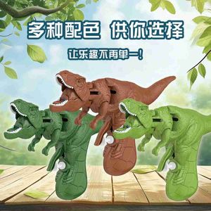 Gun Toys Shake Head Dinosaur Water Gun Toy Spray Shooting Pressing Grip Water Pistol Boys Summer Beach Swimming Pool Toy For Kids Boysl2404