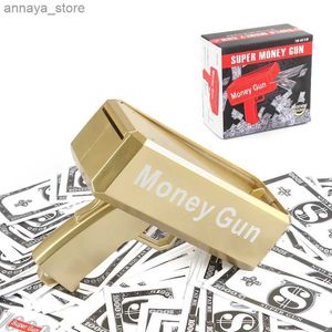 Gun Toys Shoot Money Gun Toy Party Banknote Shoot Shoot Paper Money Shooter Gooi machine grappige game mode cadeau partijvoorraad ToyL2404