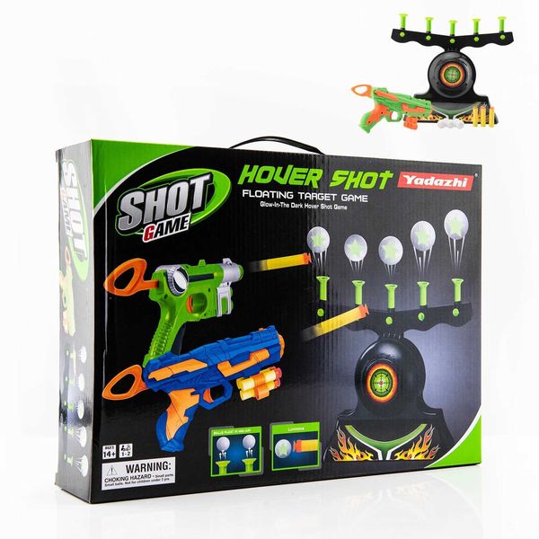 Juguetes para armas Objetivos de tiro para armas Juego de disparos Resplandor en la oscuridad Bola flotante Objetivo Práctica Juguetes para niños Niños Hover Shot 1 Blaster TL2403