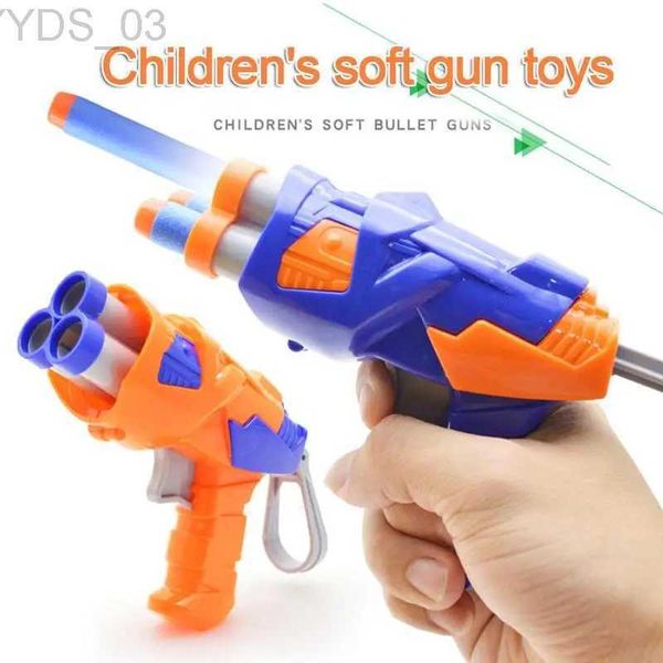 Pistola de juguete EVA suave para niños, juego de dardos, dardos de bala, juego de vista, juguetes educativos para niños, pistolas de color aleatorio YQ240307