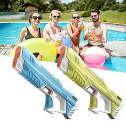 Toys Gun Summer entièrement automatique Eau électrique Gun rechargeable à longue portée à longue portée spatiale de tir parti Splashing Kids Toy Boy Gift T240428