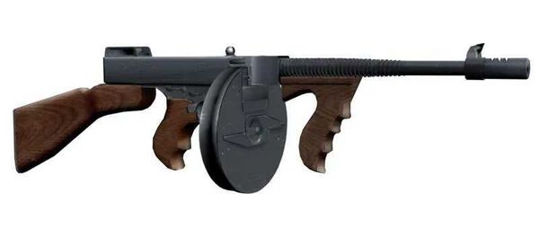 Toys Gun Toys Thompson M1928 Gun 3d Paper Model Model Freems Handmade Drings Military Puzzle Toy YQ2404139630