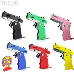 Pistolet Jouets Jouet Créativité Alliage Créatif Porte-clés Innovation Enfants Jouets Alliage Modèle Pistolet Robuste Et Durable Poignée Élastique Tireur Cadeau YQ240307