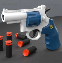 Pistool Speelgoed Speelgoed Pistool Revolver Pistool Handleiding Zachte Kogel Foam Blaster Pistool Armas Voor Kinderen Kids Volwassenen Schieten Games T240309