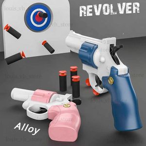 Pistolet Jouets Jouet Pistolet Revolver Pistolet Manuel Balle Molle Mousse Blaster Pistolet Armas Pour Enfants Enfants Adultes Jeux de Tir T240314