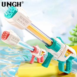 Toys des armes à feu UNGH Summer Water Blaster Shooter pompant pulvérisateur de plage Piscines Seaside Toys for Children Boy Adults Water Fight Game 240408