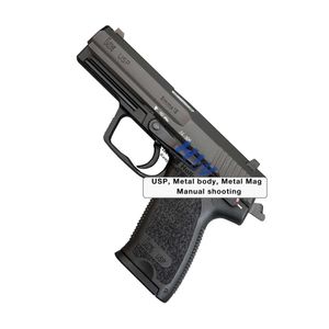 Gun Toys USP Metal Manual gelblasters elektrisch speelgoed voor buitenschietspel 240307