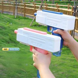 Pistolet Jouets UZI électrique haute pression automatique pistolet à eau de pulvérisation d'eau jeux de plein air pistolet de piscine pour enfant jouet d'été cadeauxL2403