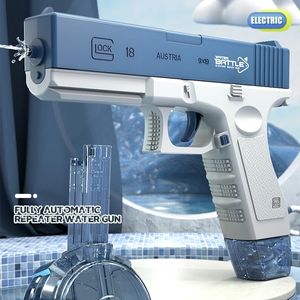 Gun Toys Water Gun Electric Glock Pistol Shooting Toys volledig automatisch buiten strandpistool zomer strand speelgoed voor kinderen jongens meisjes volwassenen 75978 230814