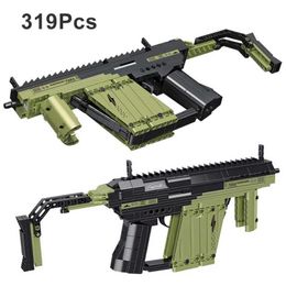 Toys Gun World War II Scar M416 Desert Eagle Pistol Vector Subsachine Gun Model Building Bloums Army MK14 Sniper Rifle Building Bloc Toy YQ240413PAUP