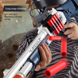 Gun Toys XM1014 Shotgun Spray Toys s686 Shell Lancer Balle Molle Enfants Garçon Modèle de Bataille Balle Molle Jouet Pistolet Enfants Cadeaux yq240314