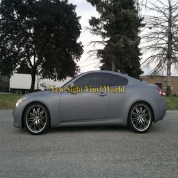 Gunmetal Grey Matte Vinyl Wrap Antraciet Air Bubble Grey Metallic Matt Film Vehicle Wrapping Grootte 1 52 30m Roll3234