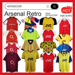 artillero Retro JERSEY DE FÚTBOL HIGHBURY CAMISETA DE FÚTBOL CASERA PIRES HENRY REYES 02 03 05 06 98 99 BERGKAMP 94 95 ADAMS Persie 96 97 Galla 86 87 89 WRIGHT