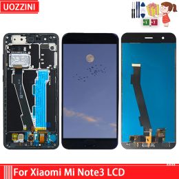 Guns 5,5 inch voor Xiaomi Mi Note 3 LCD -scherm LCD Display Touch Screen Digitizer -assemblage voor Xiaomi Mi Note 3 MCE8 LCD 100% getest