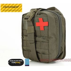 Guns Emerson Military First Aid Kit Medic Pouch MOLLE Emergency Military Airsoft Outdoor Hunting Sports Combat Gear