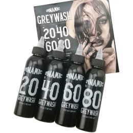 Guns kewer 120 ml de marque américaine tatouage encre noire de maquillage permanent pigment microblading encre pour la doublure et le shader body arts peinture