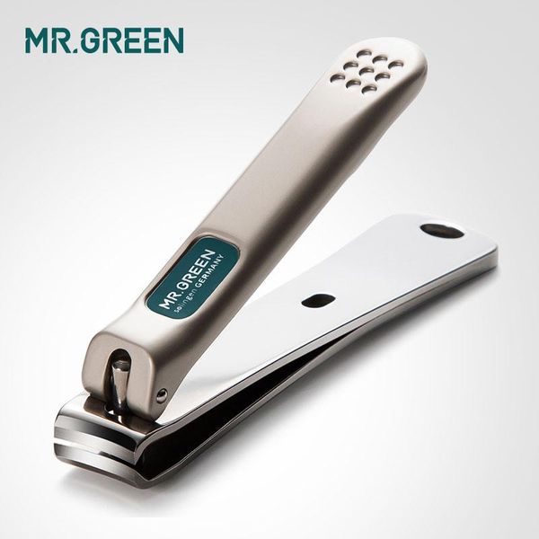 Guns Mr.Green Nail Elippers en acier inoxydable Cutter Clippers Nail File Set Manucure Beauty Pedicure Finger Toe Scissors