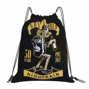 Guns n Roses Night Train 30 jaar 1987 2017 Colecti Gnfnr Drawstring Bags Gym Tas Backpack Riding Backpack Z3BR#