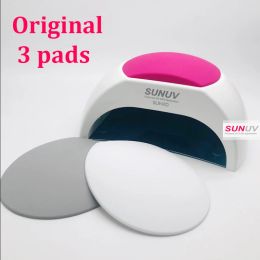 Pistolets sunuv 2c sun2c professionnel 48w lampe à ongles UVLED 3 couleurs pad silicone pour l'amant nail art.