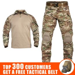 Armes à feu tactiques costumes multicam camouflage ghillie uniforme de chasse vêtements tireur d'élite verwatch extérieur
