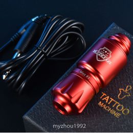 Guns Tattoo Machine Mini Rocket Set Wireless Wireless Tattoo Power Alimentation RCA Interface Rotary Tattoo Tattoo Batterm Gun Machine Kit