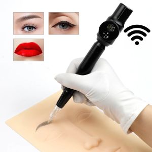 Pistolas Máquina para maquillaje permanente inalámbrica para cejas Miroblading Shading Eyeliner Lip Microshading Machine Tattoo Pen Gun MTS Kit