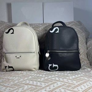 Mochila Guss con letras grandes, bolso informal de diseñador para mujer, bolso de viaje para mujer, mochila con cremallera, mochila de moda 230715