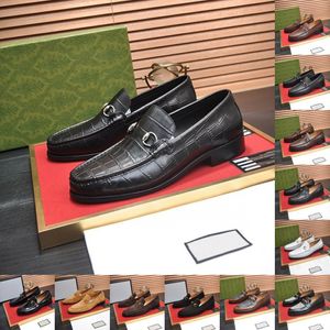 Guucci vestido diseñador hombres 112 modelo zapatos de lujo moda con cordones Oxfords zapatos de boda zapatos de vestir coloridos masculinos para fiesta zapatos Derby