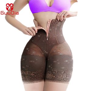 Guudia Compress Shaper Shorts Hoge taille Trainer Body Shapers Women naadloos Shapewear buikregeling slipjes slanke taille Shaper 220513