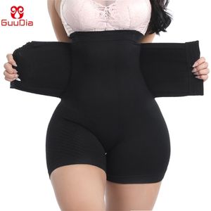 Guudia stevige buikbesturing Shapewear shorts taille trainer Shaper Hi-Taist Butt lifter dij dij dijble boyshorts buikregeling kort 220513