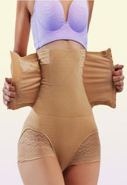 Guudia calcinha de controle de barriga feminina modelador de corpo cintura alta shaper calças sem costura shapewear pós-parto calcinha cintura trainer 2207024458837