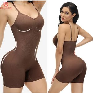 GUUDIA mise à niveau tissu Body Shapers Spandex compresse élastique corps Shaper costumes ouvert entrejambe Compression lisse Shapewear 240122