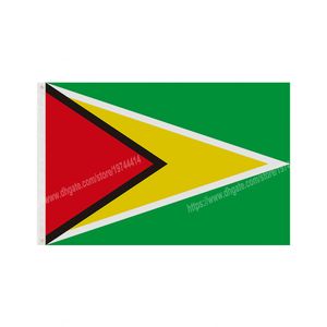 Drapeaux de Guyane, bannière nationale en Polyester volant, 90x150cm, 3x5 pieds, drapeau partout dans le monde, en extérieur, peut être personnalisé