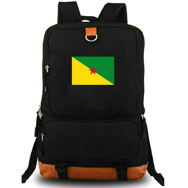 Sac à dos Guyane Sac à dos Country Flag Sac d'école Badge Guyanais Sac à dos imprimé Bannière nationale Sac à dos de loisirs Sac à dos pour ordinateur portable