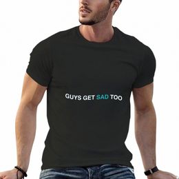 les gars deviennent tristes aussi T-Shirt vêtements esthétiques simples sweat-shirts poids lourds t-shirts graphiques pour hommes hip hop X4hI #