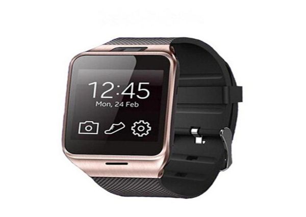 Relojes inteligentes GV18 con cámara, reloj de pulsera Bluetooth, tarjeta SIM, reloj inteligente para teléfono IOS y Android, compatible con Hebrew5058140