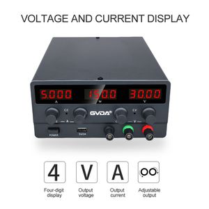 GVDA Réglable d'alimentation CC Alimentation régulée de laboratoire Alimentation électrique 30V 10A Tension Regulator 60V 5A Lab Lab Bench Source