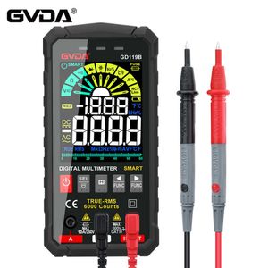 GVDA nieuwe generatie 600V digitale multimeter ture rms ac dc ncv smart multimetro tester ohm capaciteit hz spanningsmeter