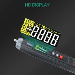 Tipo de lápiz GVDA Multímetro digital Verdadero RMS Smart AC DC Capacitancia de resistencia a la resistencia Tester 4000 Counts Multitester