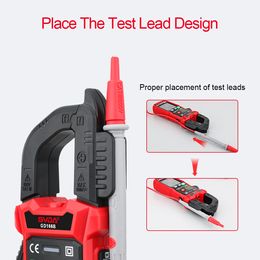 GVDA Professional Clamp Meter Digital Multimeter True RMS Auto Range NCV DC AC -spanningstester Voltmeter Smart Multitester