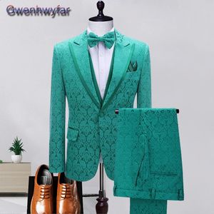 Gwenhwyfar Peaked Rapel Solid Slim Fit Men Suit voor bruilingsingle borsten bruidegom Tuxedoscustom gemaakt terno masculinopants set 240326