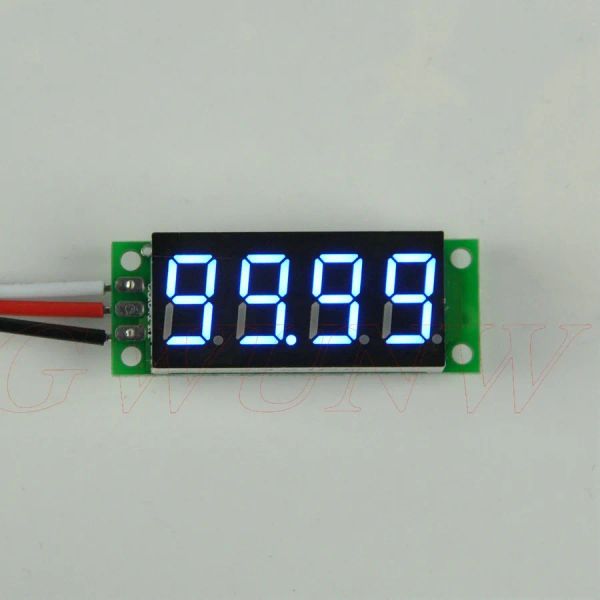 GWUNW BY436V DC10V 30V 50V 100V 200V 500V 0,36 pouce 4 bits Micro Tension Tester METER Affichage numérique Voltmètre LED Pas de coque