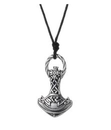 GX008 Nieuwe Vintage Pagan Charms Amulet Viking Hamer Metalen Religieuze Hanger Europese Stijl Kettingen Voor Man5727635