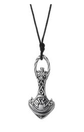 GX008 Nieuwe vintage heidense charmes amulet viking hamer metaal religieuze hanger Europese stijl kettingen voor man4896963