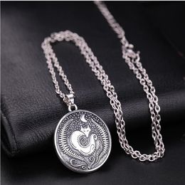 GX010 Schlafender Fuchs im Reisig Anhänger Kette Wikinger Vintage Talisman Antik Silber Charms Schmuck DIY Handmade297o